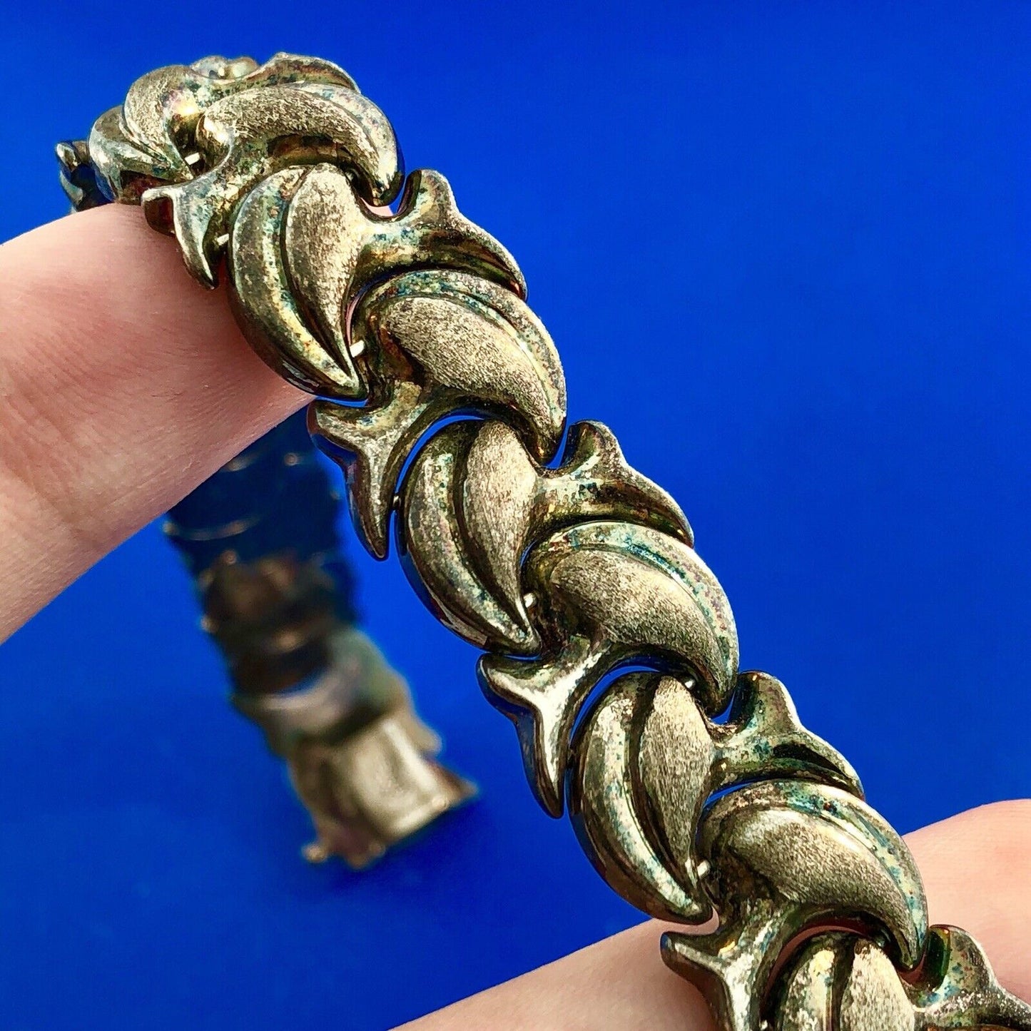 Atasay Kuyumculuk AK Turkey Sterling Silver 925 Florentine Polished Bracelet