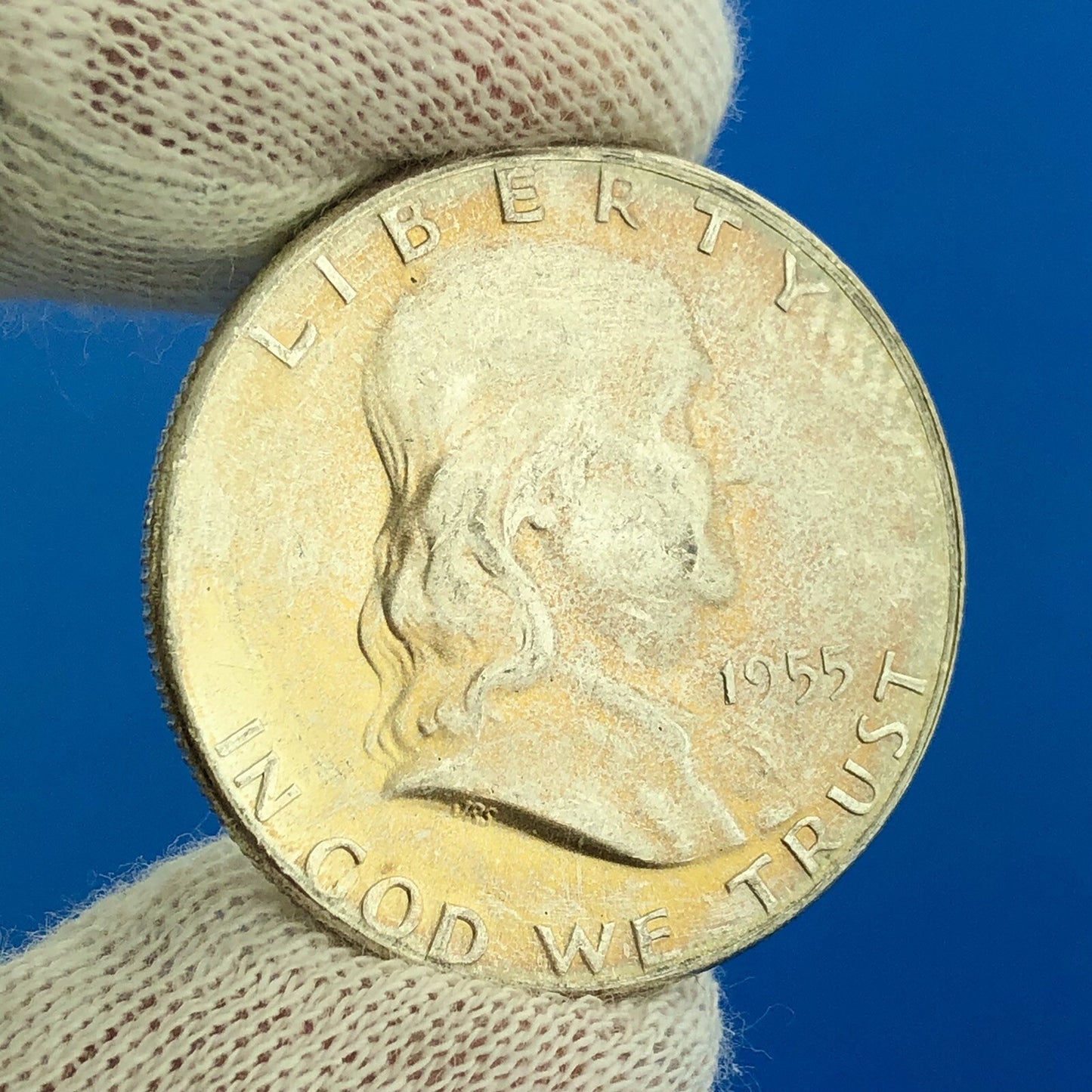 1955 P Franklin Silver Half Dollar Better Key Rare Philadelphia Mint Coin