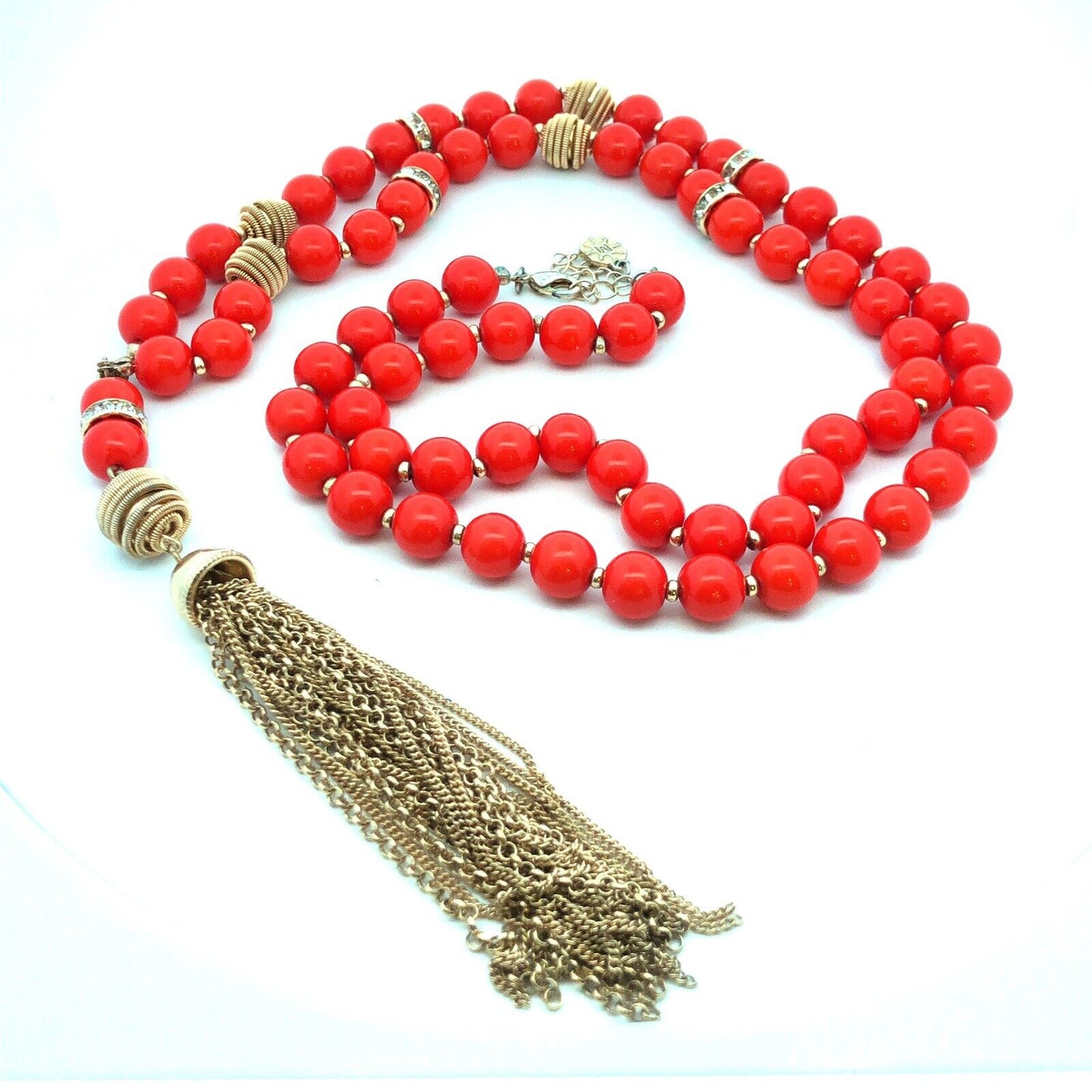 Estate Trifari Designer Beaded Modernist Swanky Lot Of 3 Layering Necklaces
