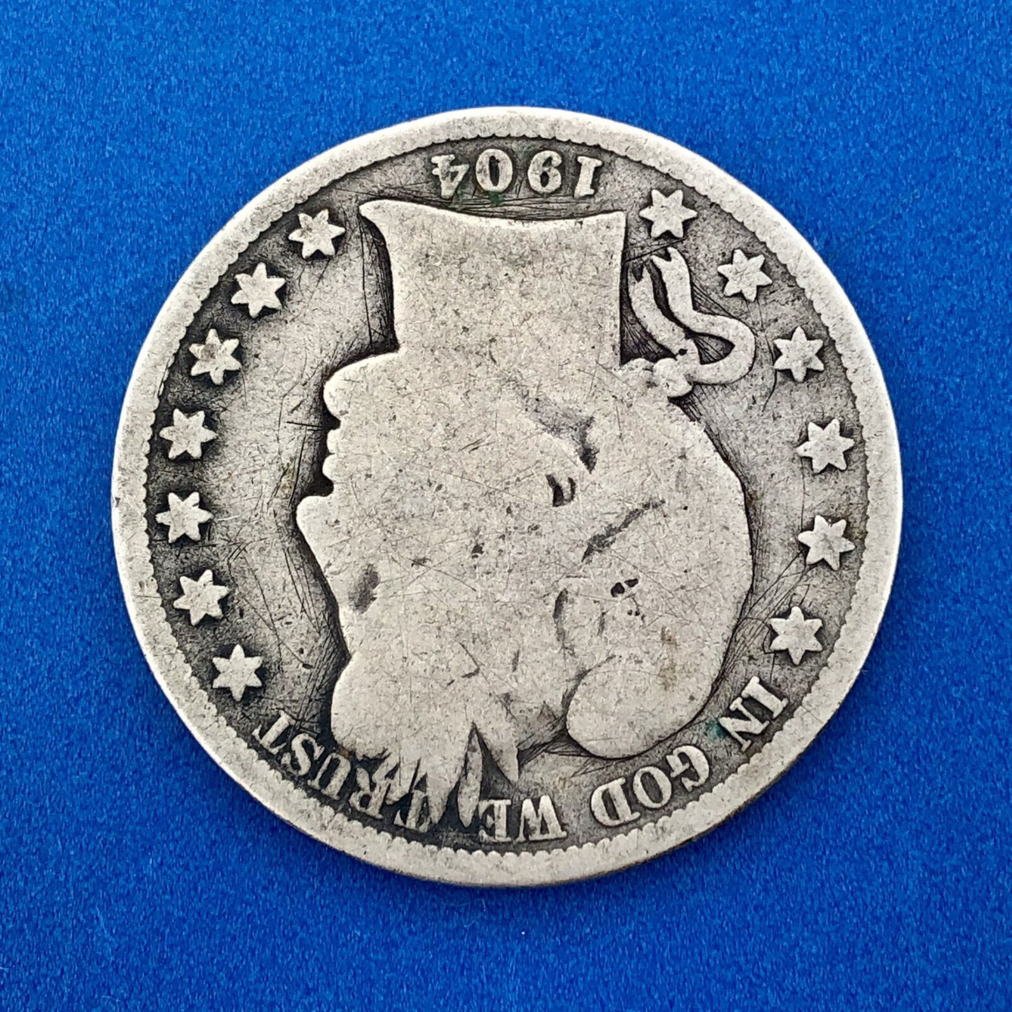 1904 O Silver Barber Half Dollar Better Key Date Rare Scarce New Orleans Coin
