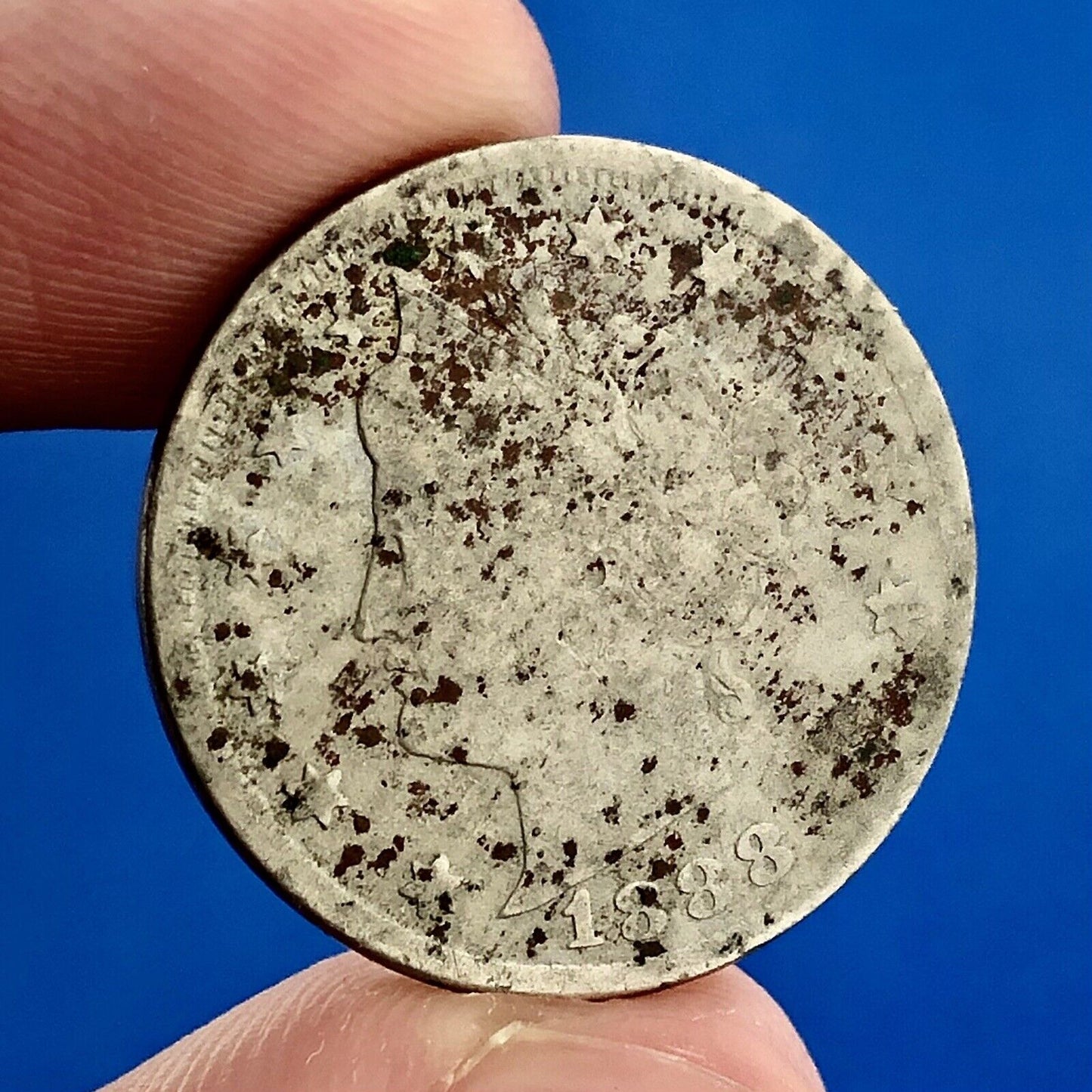 1888 P Liberty Head Nickel Five Cents 5c Better Key Rare Philadelphia Mint Coin
