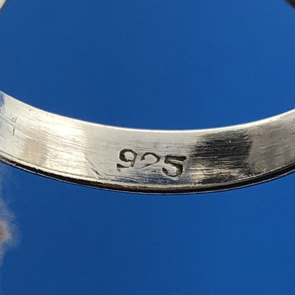 Modernist Artisan Sterling Silver 925 Purple Sapphire Dramatic Statement Ring