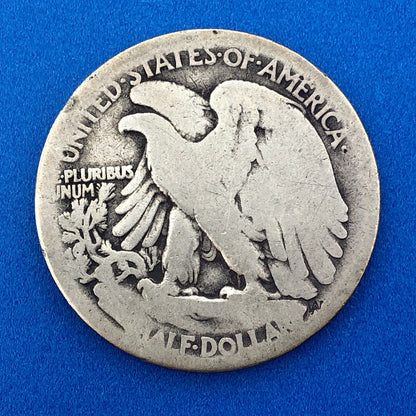 1917 S Obverse Silver Walking Liberty Half Dollar 50c Better Key San Fran Coin