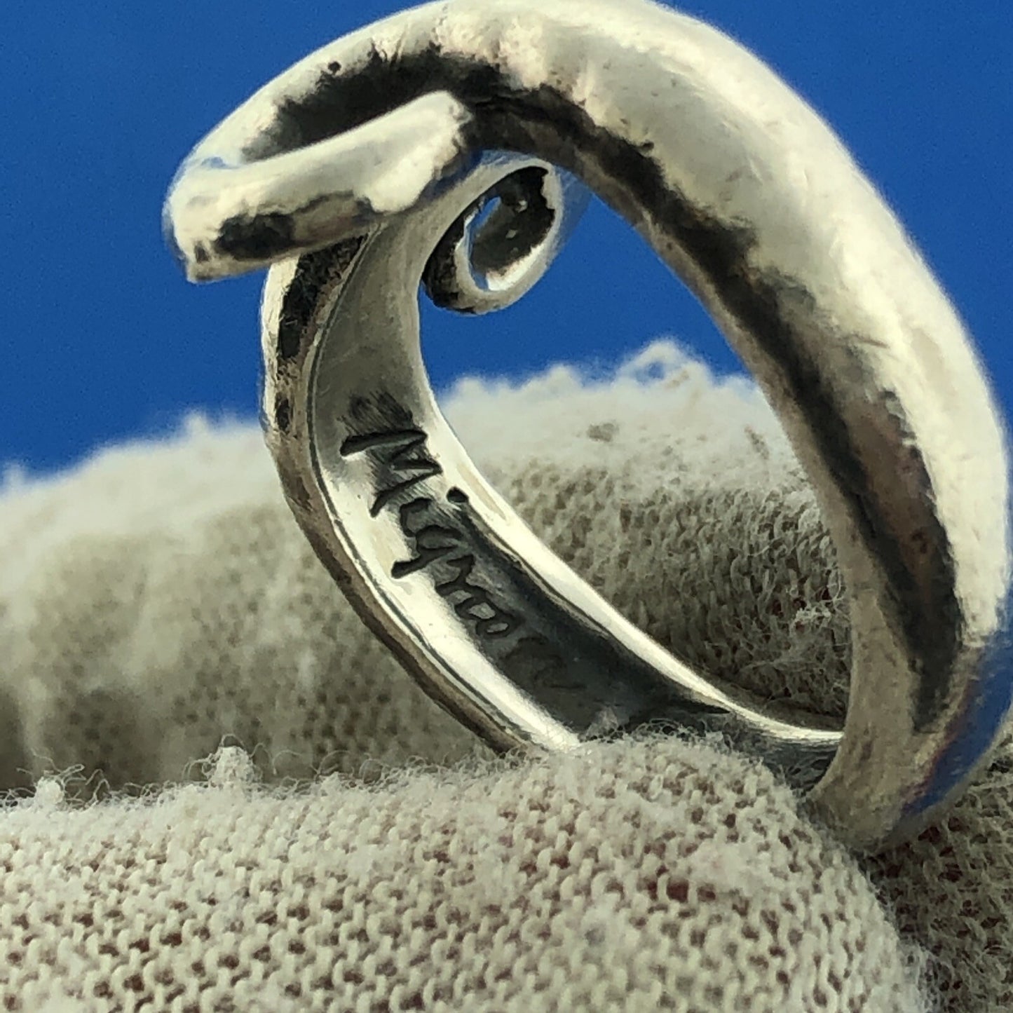 Mignon Faget 925 Sterling Silver Sea Collection Spiral Shell Ring