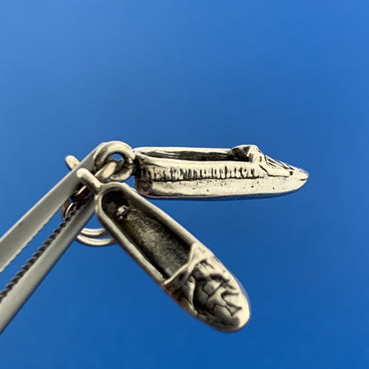 Vintage Sterling Silver Native American Phoenix Design Moccasins Souvenir Charm