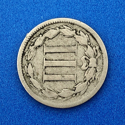 1868 P Nickel Three Cent Piece 3c Better Key Rare Scarce Philadelphia Coin