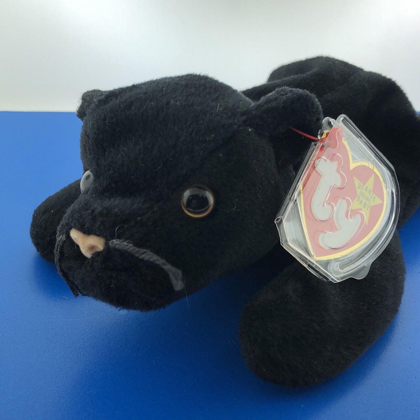 1995 TY Beanie Baby Velvet The Panther Near Mint Condition Retired Errors- 4064