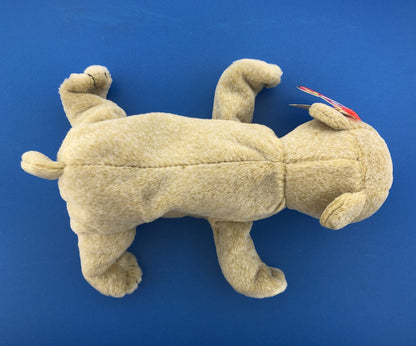 1999 TY Beanie Baby Almond The Bear DOB 04-18-1999 Rare Tag Error Mint - 4246
