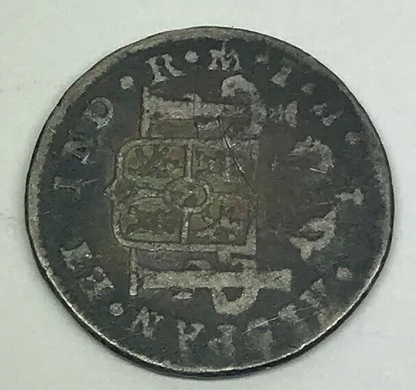 1809 Mexico Silver 1/2 Real Mexico City Ferdinand VII Pirate Treasure Coin