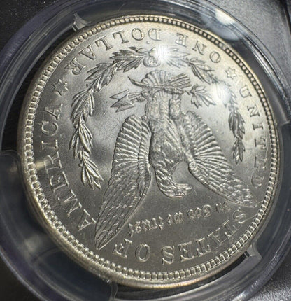 1921 D PCGS Graded MS 63 S$1 Silver Morgan Dollar Coin