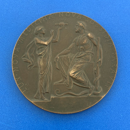1928 Erik Lindberg Bronze 2nd International Radiology Convention Award Medal