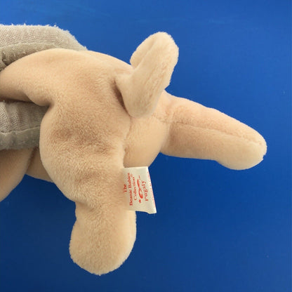 1996 TY Beanie Baby Pugsly The Pug Dog Near Mint Condition Retired - 4106