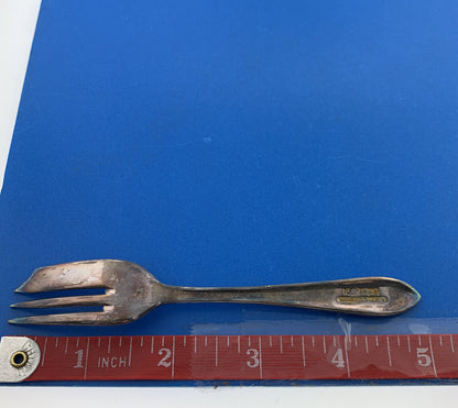 FG Sheffield England EPNS Silver Plate Dessert Pastry Forks Set Of Six Loxley
