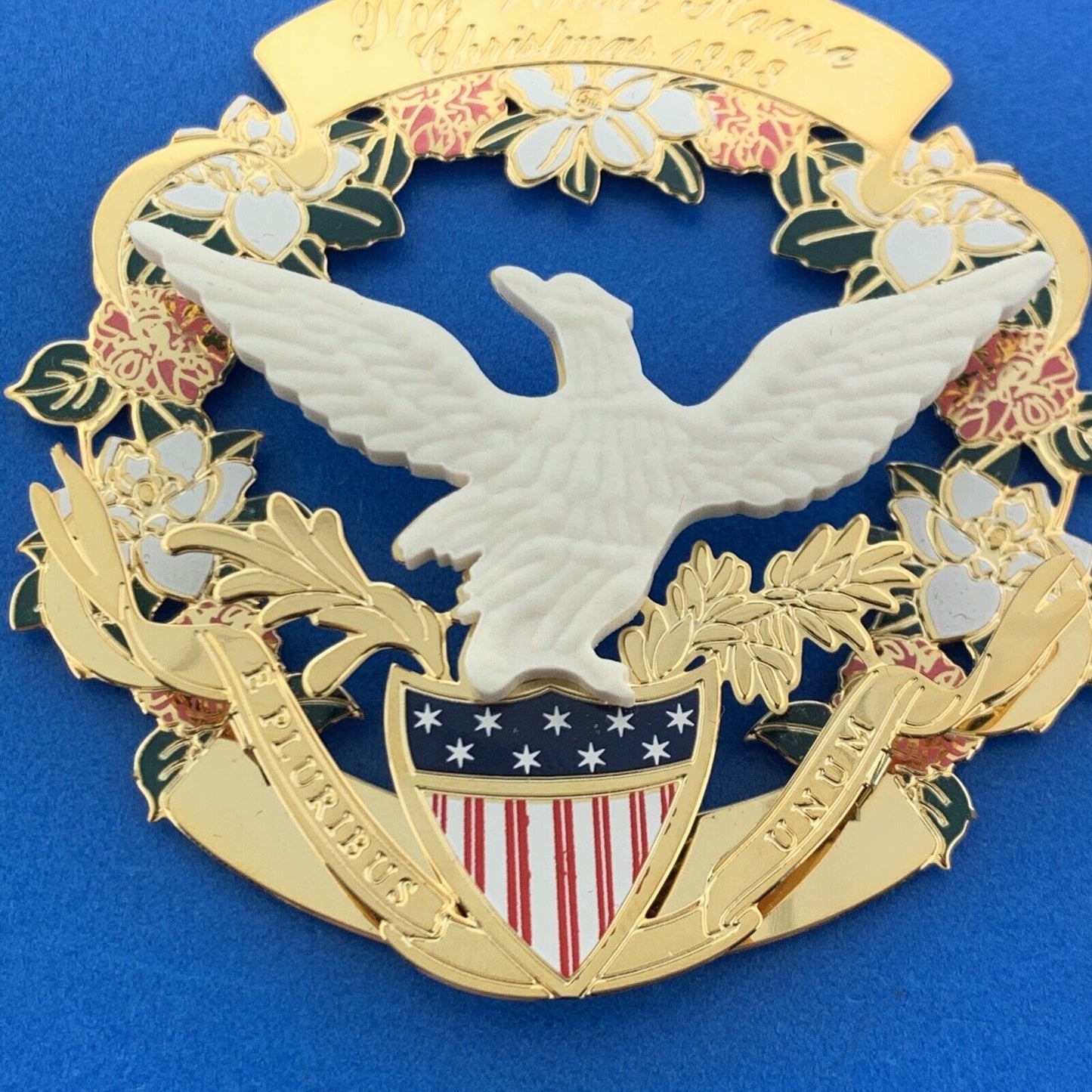 1998 White House Historical Association Buchanan Era Christmas Ornament