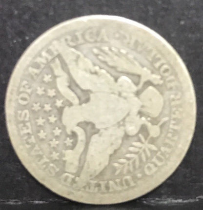 1914 P Silver Barber Quarter Better Key Date Philadelphia Coin Rare Scarce