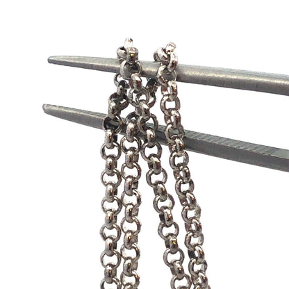 Designer 925 Sterling Silver Round Cubic Zirconia Statement Pendant Necklace