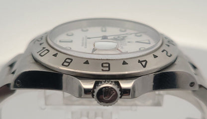 Rolex Oyster Perpetual Date Explorer II White Dial 42mm Steel Men's Watch 16570