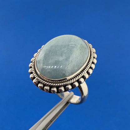 Designer Doug Paulus DP Sterling Silver 925 Aventurine Statement Cocktail Ring