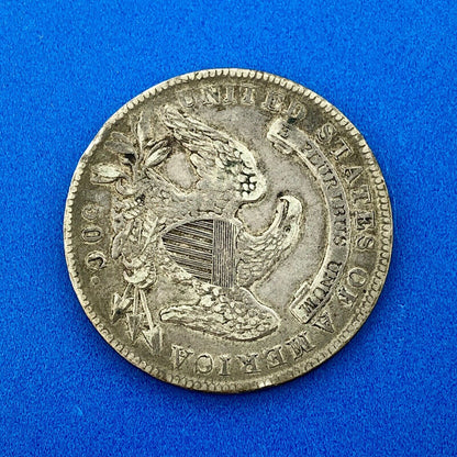 1835 Capped Bust Silver Half Dollar Lettered Edge Better Early Philadelphia Coin