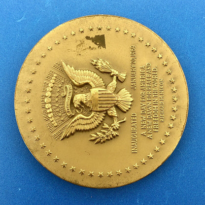1969 United States Mint Richard Nixon Presidential Inauguration Bronze Medal