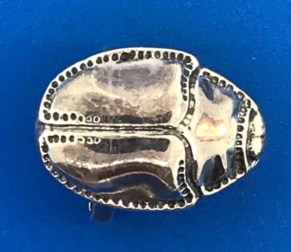 Mignon Faget Sterling Silver 925 Retired Scarab Collection Belt Buckle