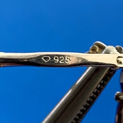 Designer 925 Sterling Silver Round & Pear Shaped Garnet Drop Leverback Earrings