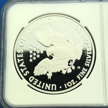 2012 S Proof Silver Eagle 999 Fine Silver NGC PF70 Ultra Cameo Set Early Release