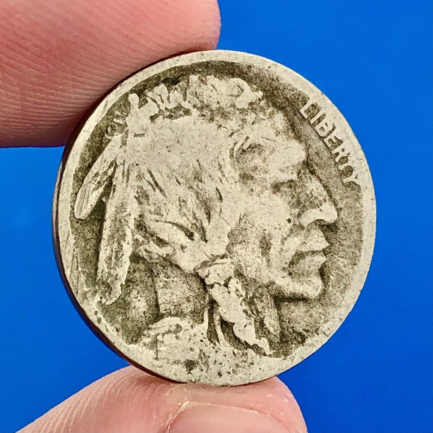 1916 D Indian Head Buffalo Nickel Better Key Scarce Denver Mint Coin