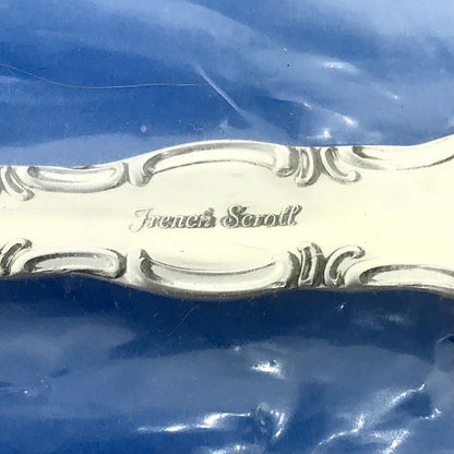 Sterling Silver Flatware Alvin French Scroll Cream Soup Spoon New