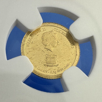 2015 $5 Gold Tokelau Creatures Myth & Legend Capricorn NGC PF70 Ultra Cameo Coin