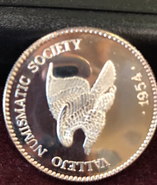 Vallejo Numismatic Society .999 1 Oz Silver Commemorative Round Undated