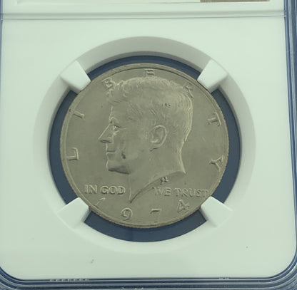 1974 50c Kennedy Half Dollar MS 67 NGC Graded Rare Quality Coin