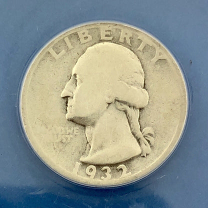 1932 D Silver Washington Quarter The Key Date Better Rare Denver ANACS G 6