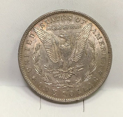 1881 O Silver Morgan Dollar U.S Coinage Key Better Date New Orleans Mint Toned