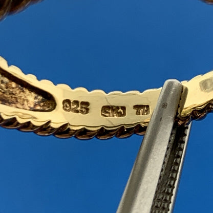 Designer Sterling Silver Vermeil Square Cushion Peridot Statement August Ring