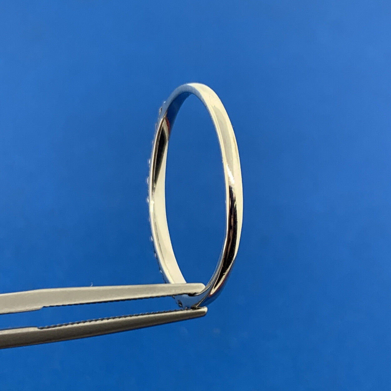 Designer 925 Sterling Silver Cubic Zirconia Stackable Band Ring