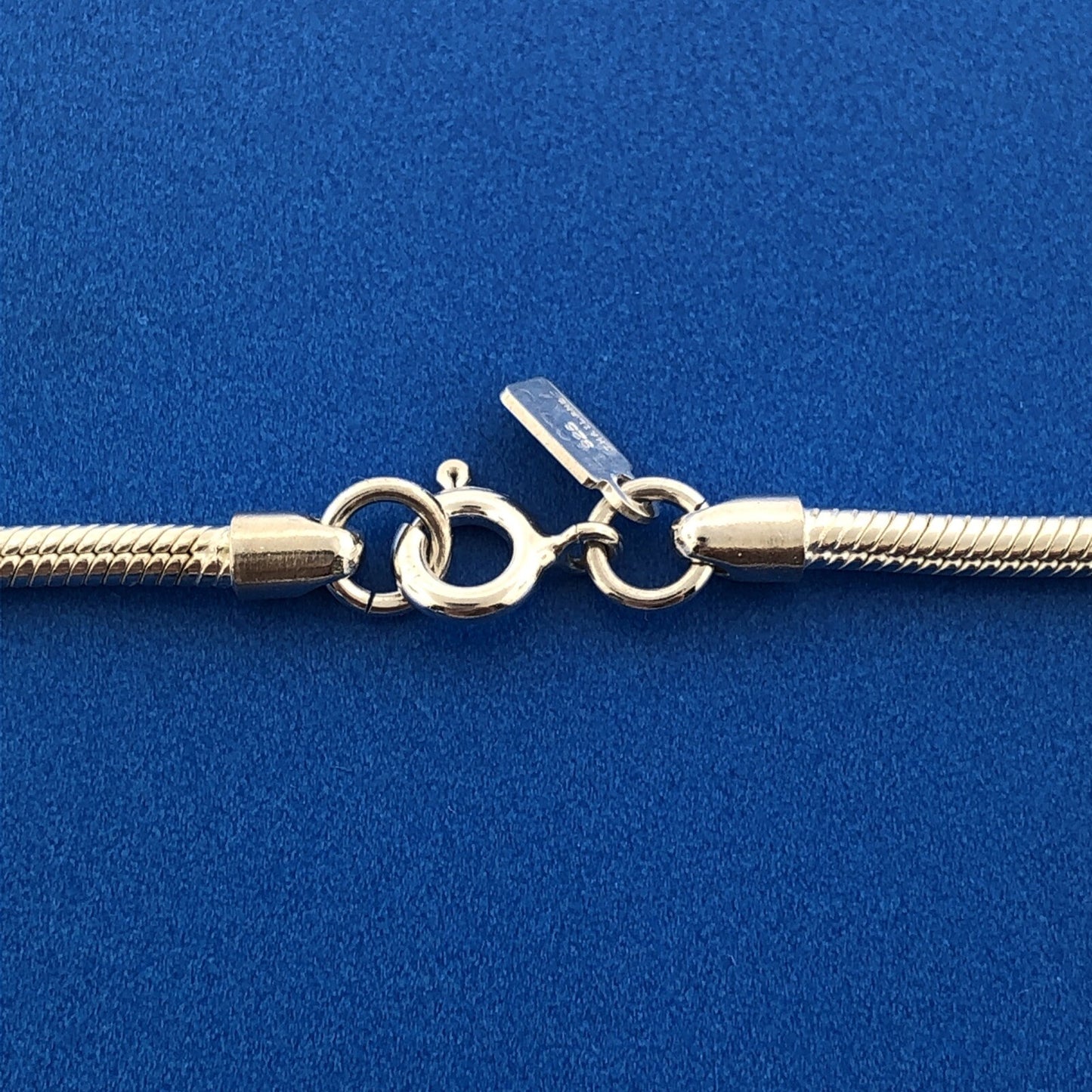 Designer RLM Studio Sterling Silver 925 Open Oval Snake Link 20" Necklace