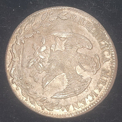 1831 Mo 8R Mexican Mint Mexico J.M. .903 Silver Milled Cap & Rays Libertad