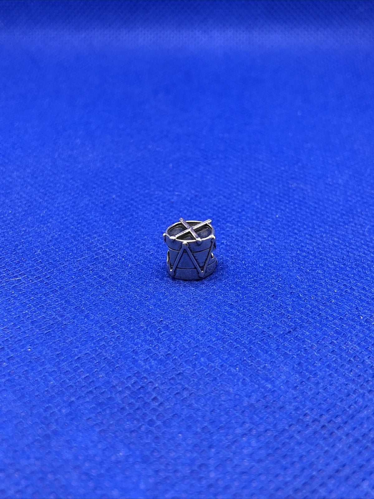 Authentic KALIA 925 Sterling Silver Drum Instrument Slide Bracelet Charm