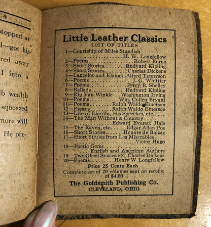 1920-1930's Lot of Five Antique Pocket Literature and Song Books