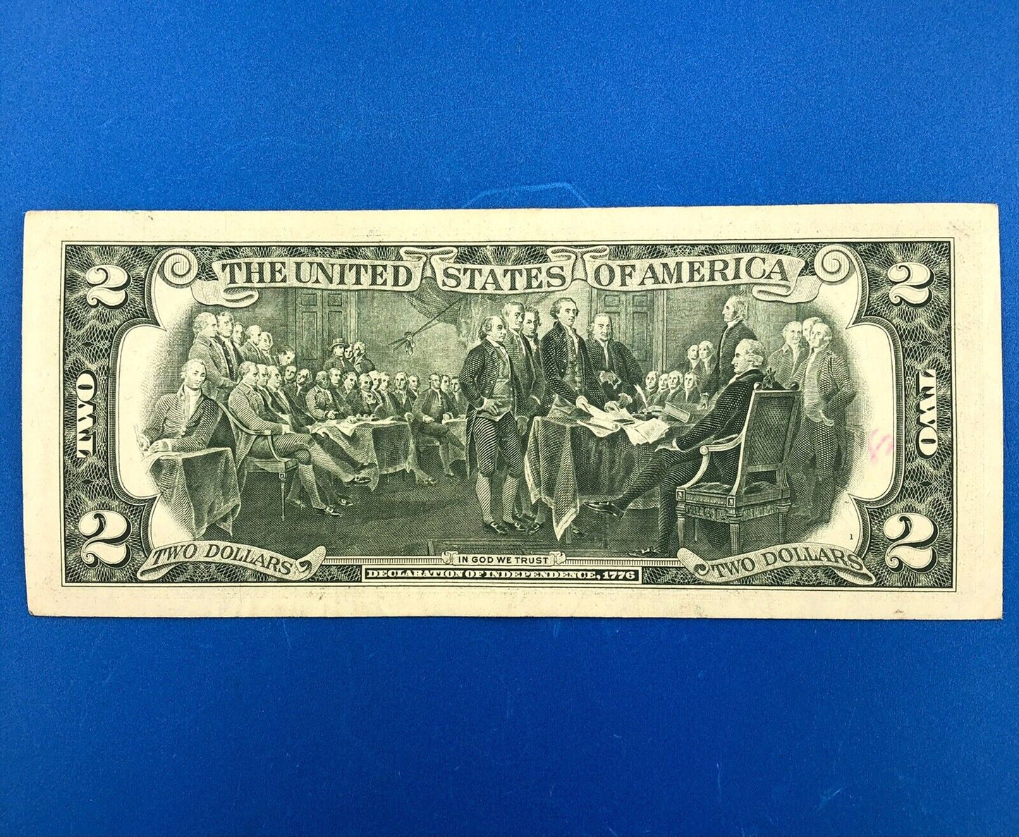 1976 Series $2 Federal Reserve San Francisco Star Note FR F-1935L* Tellers Mark