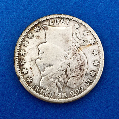 1907 O Silver Barber Half Dollar Better Key Date New Orleans Coin Rare Scarce