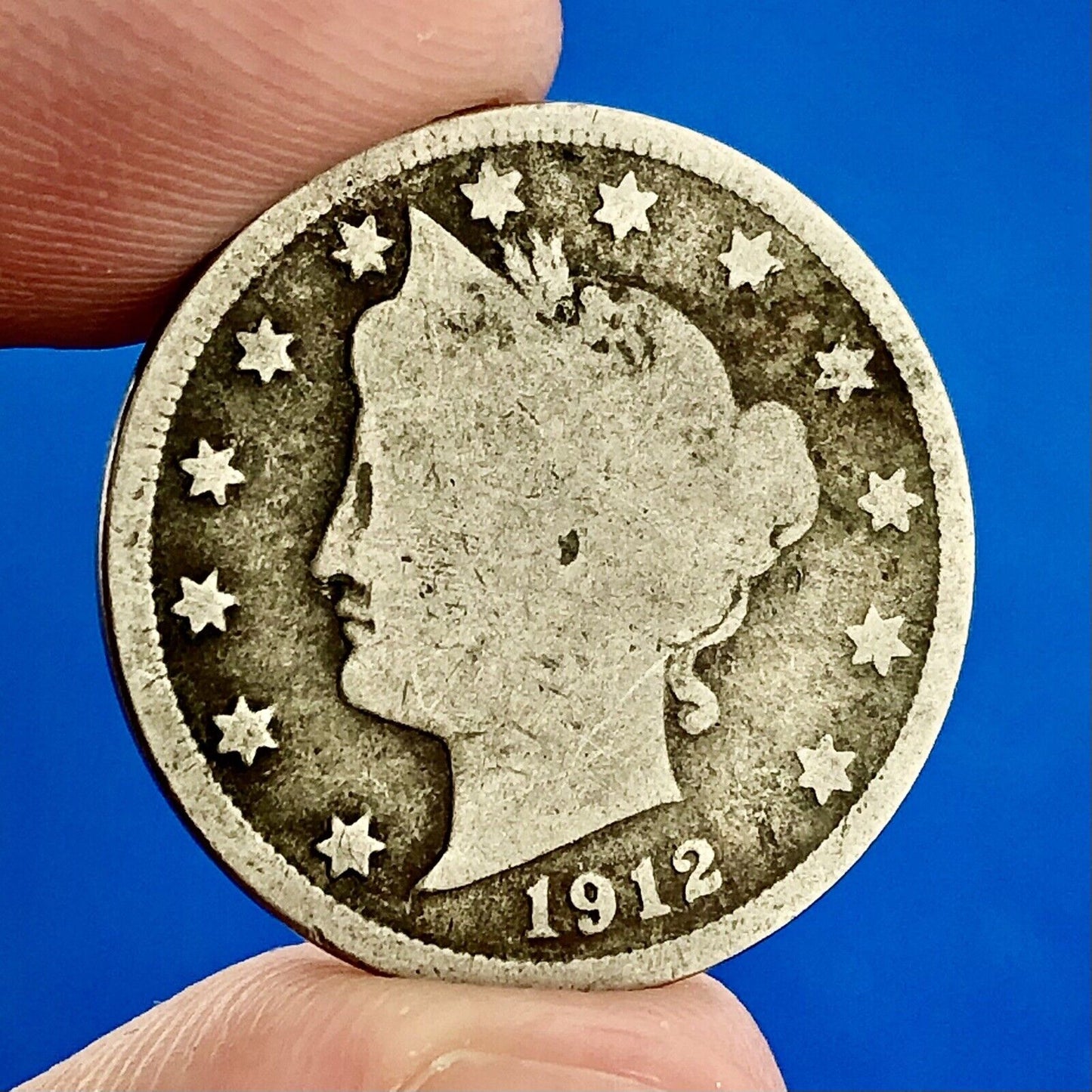 1912 D Liberty Head Nickel Five Cents 5c Rare Denver Last Series Year 2 Coin Lot
