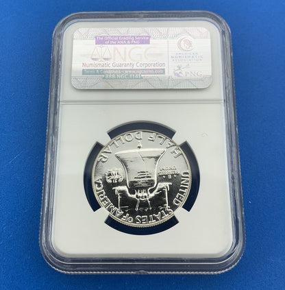 1957 Franklin Silver Proof Half Dollar 50c $.50 Better Key Philadelphia NGC PF67