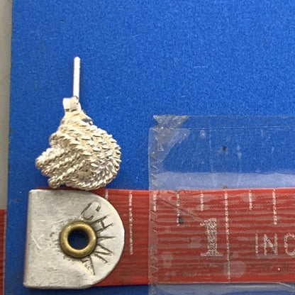 Designer 925 Sterling Silver Rope Chain Love Knot Stud Earrings