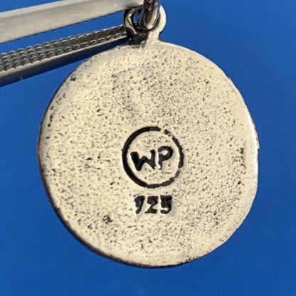 Designer Waxing Poetic 925 Sterling Silver Soccer Ball Round Charm Pendant