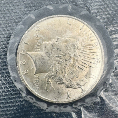 1923 P Peace Dollar GSA Soft Pack United States Uncirculated Silver Dollar Coin