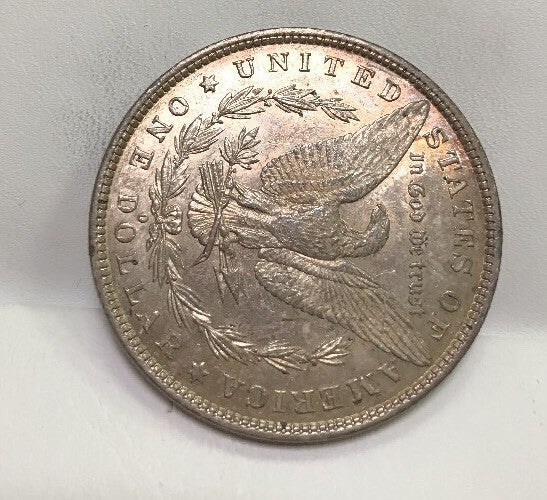 1881 O Silver Morgan Dollar U.S Coinage Key Better Date New Orleans Mint Toned