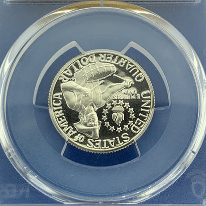 1976 S $1 Eisenhower 50c Kennedy 25c Washington PR70 DCAM PCGS Silver 3 Coin Set