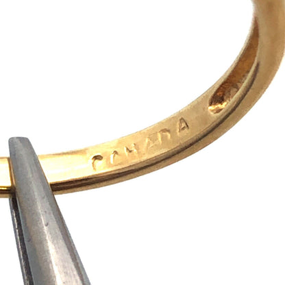 Designer SBT 14K Yellow Gold Oval Pink Tourmaline Diamond Accent Cocktail Ring